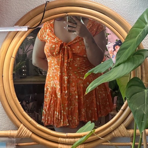 Cute orange free people dress - Picture 2 of 5